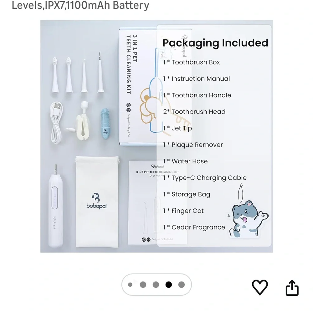 Bobopal 3-in-1 Pet Teeth Cleaning Kit